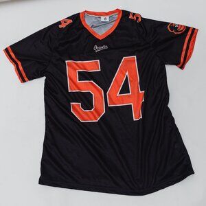 Black & Orange Baltimore Orioles #54 "Birdland" Baseball Jersey Men's XL